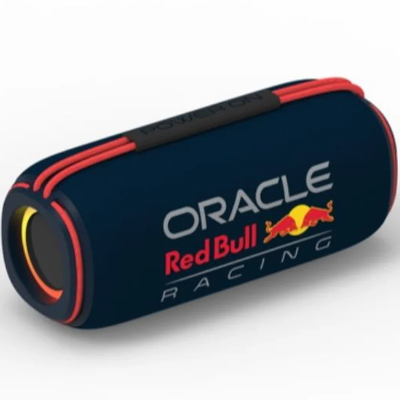 Speaker Wireless Red Bull 30W Blu con Luci LED Multicolore Maniglia Integrata USB AUX e TF Card