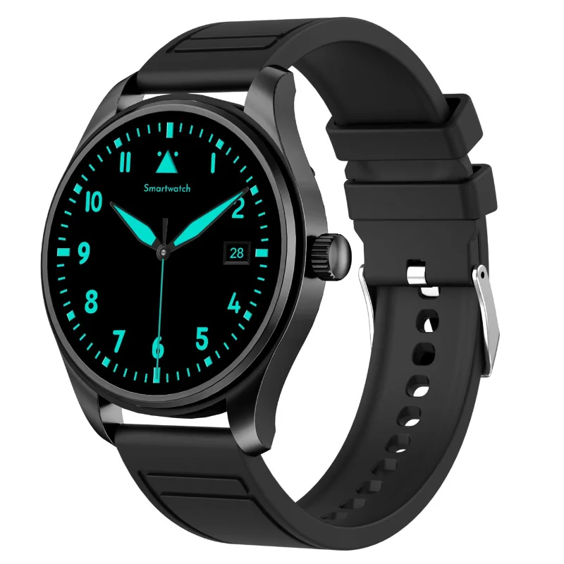 Smartwatch Celly TRAINERROUND3 Nero con Display AMOLED 1.32" Chiamate dal Polso Cassa in Lega di Zinco