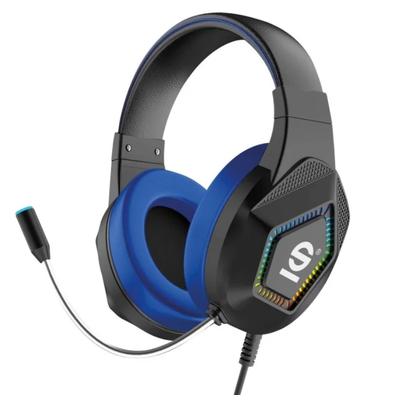 Cuffie Gaming Cablate Over-Ear Sparco DYNAMIC Nere Driver 40mm Luci LED Rainbow Microfono e Jack 3.5mm USB