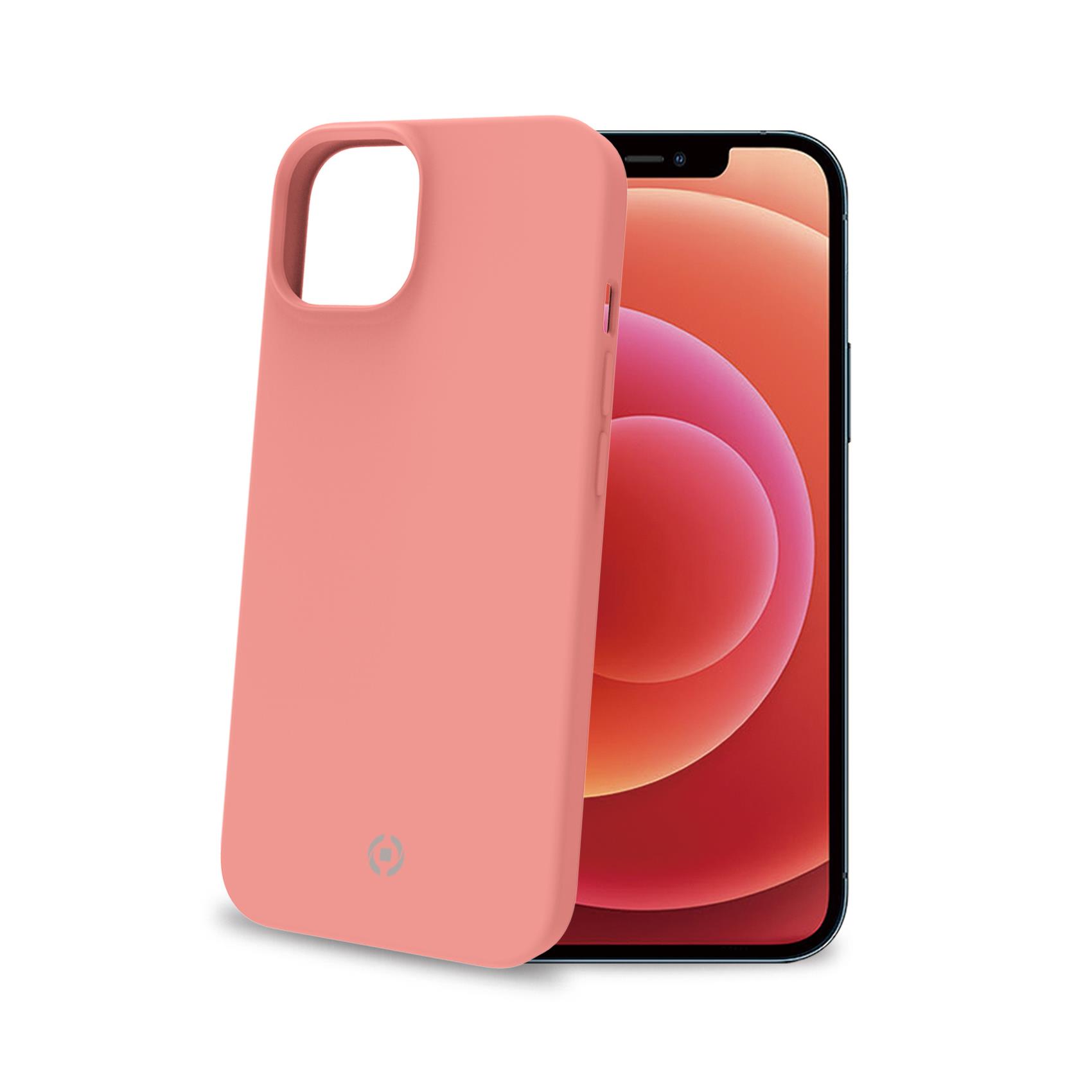 Cover Celly CROMO per Apple iPhone 14 Plus Rosa Baby Pink Morbida Soft-Touch in TPU con Microfibra Interna