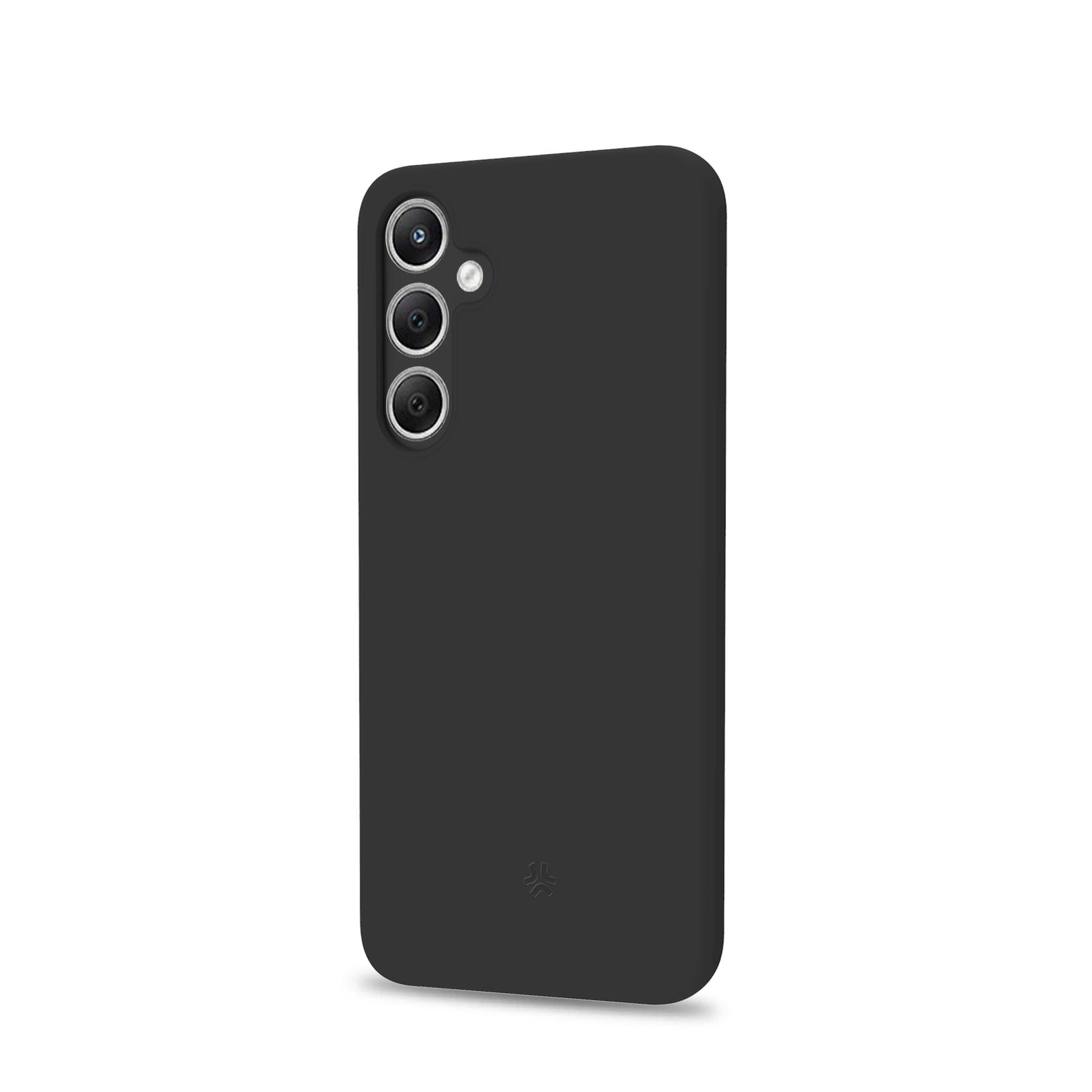 Celly CROMO Protective Case for Samsung Galaxy A55 5G & Galaxy A55 5G Enterprise Edition Soft TPU & Silicone Soft-Touch Finish & Microfiber Lining Black - Detail 1