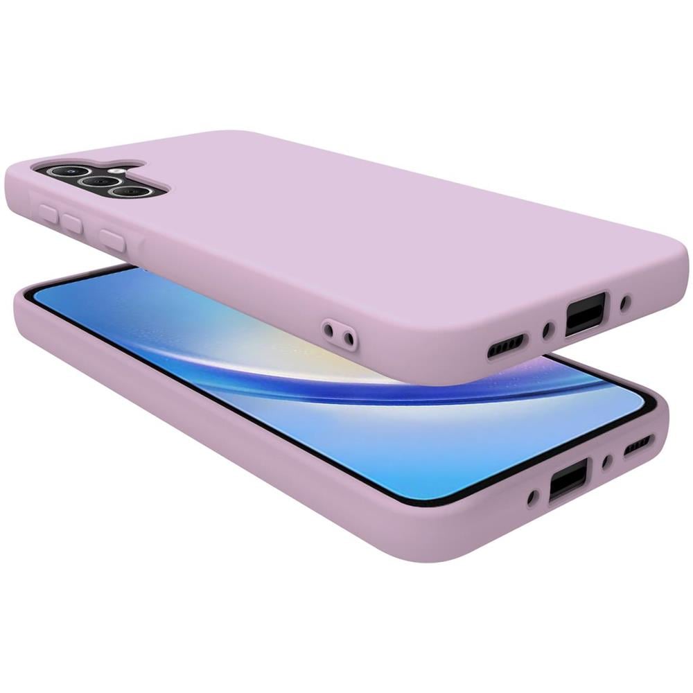Celly CROMO Protective Case for Samsung Galaxy A55 5G Soft TPU & Silicone Soft-Touch Finish & Microfiber Lining Pink - Image 2