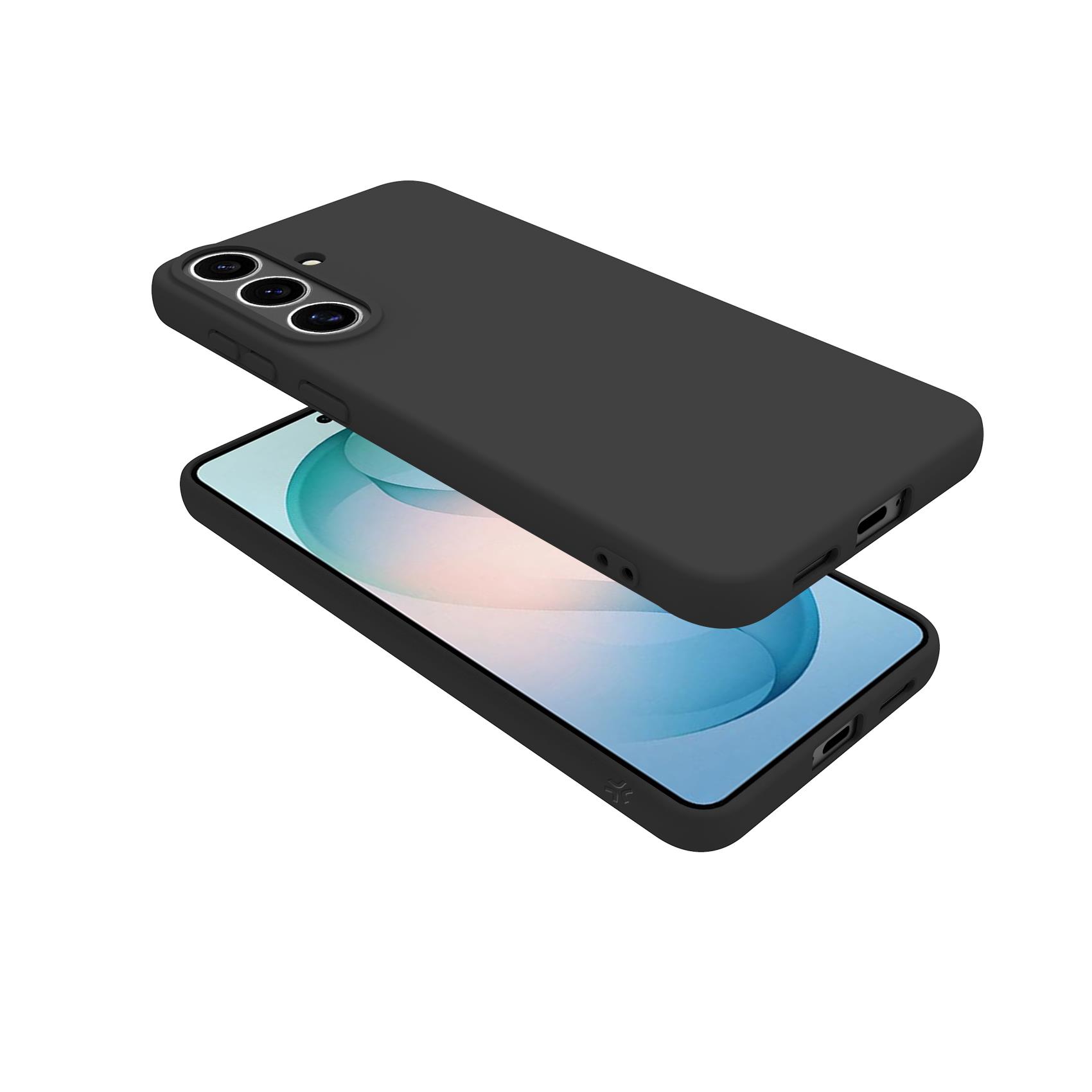 Cover Protettiva Celly CROMO per Samsung Galaxy S26 FE 5G in Morbido TPU con Rivestimento in Silicone Soft-Touch e Interno in Microfibra Nero - Dettaglio 2
