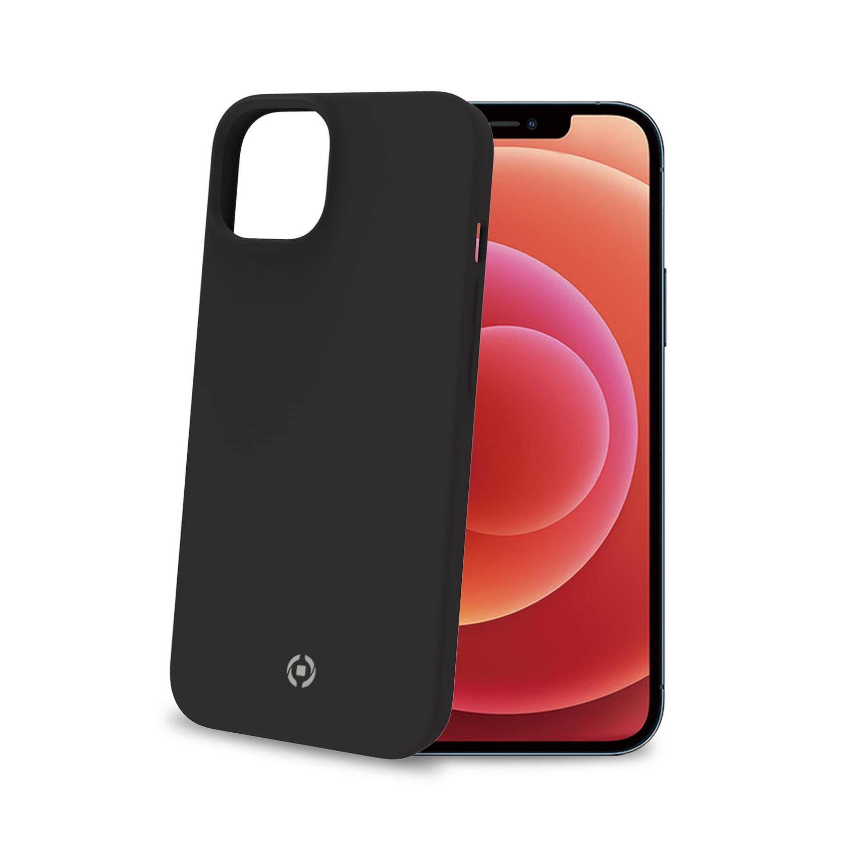Cover Celly FEELING per Apple iPhone 14 Plus Nera Morbida in Silicone Liquido Soft-Touch con Microfibra Interna