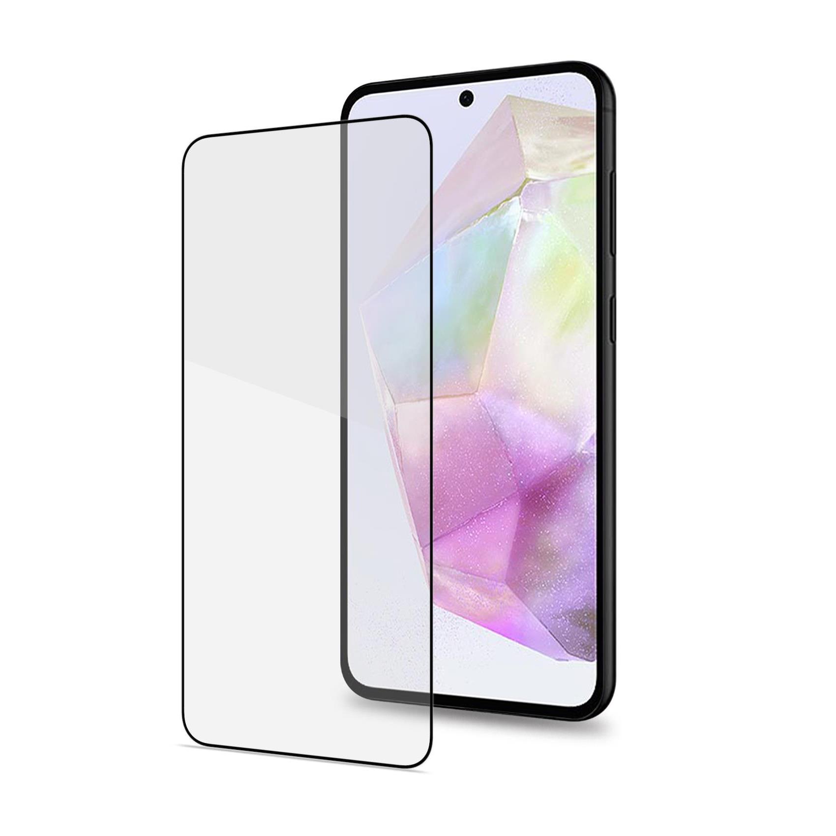 Pellicola Vetro Temperato 9H Celly FULLGLASS per Samsung Galaxy A36 5G / Galaxy A36 5G Enterprise Edition Bordo Nero 0.3mm Copertura Totale