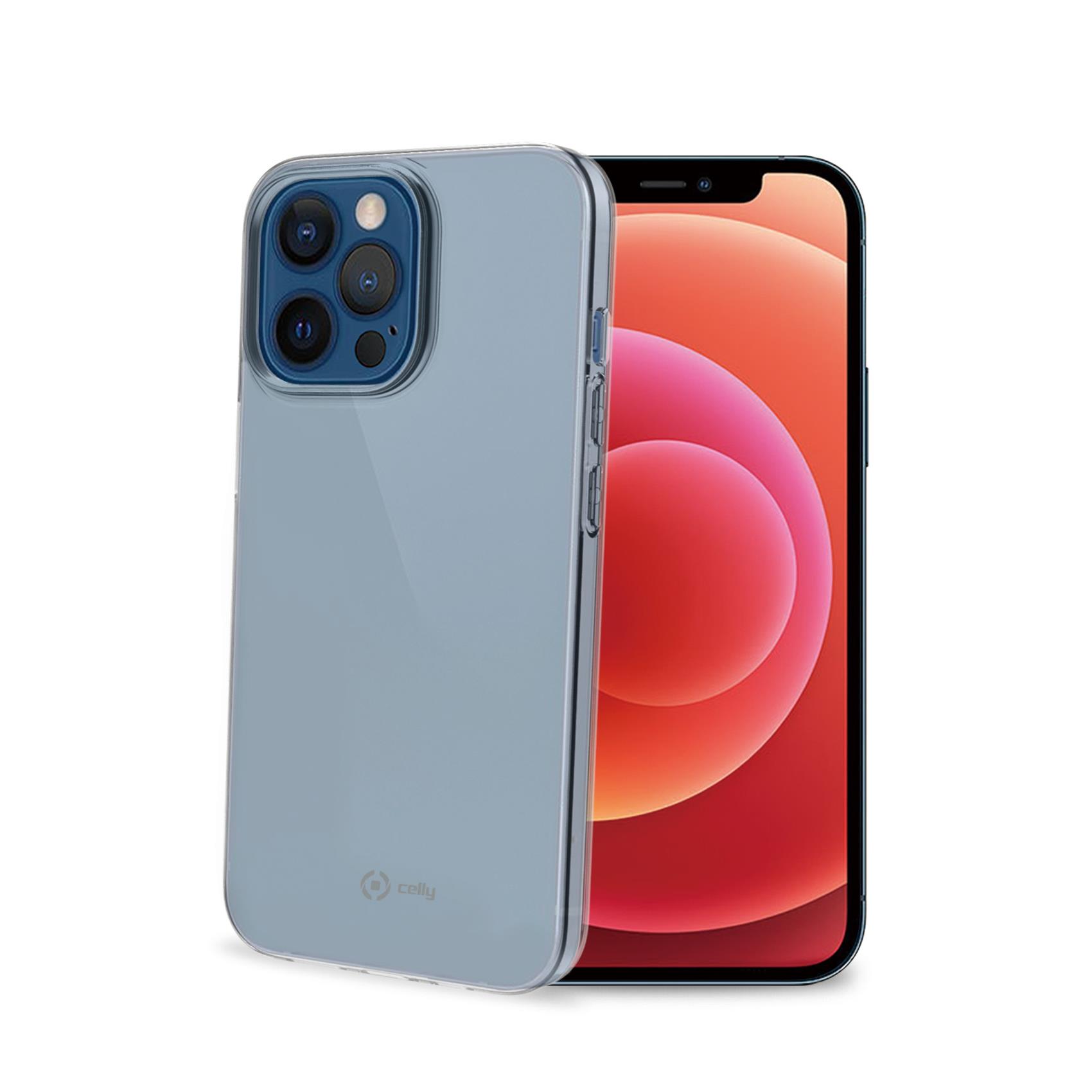 Cover Celly GELSKIN per Apple iPhone 13 Pro Max Trasparente Morbida in TPU Anti-Shock