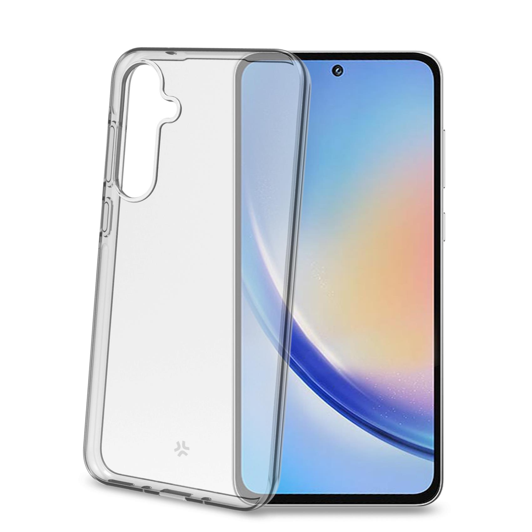 Guscio Protettivo Celly GELSKIN per Samsung Galaxy A35 5G e A35 5G Enterprise Edition Cover Morbida in TPU Trasparente Anti-Shock - Immagine 2