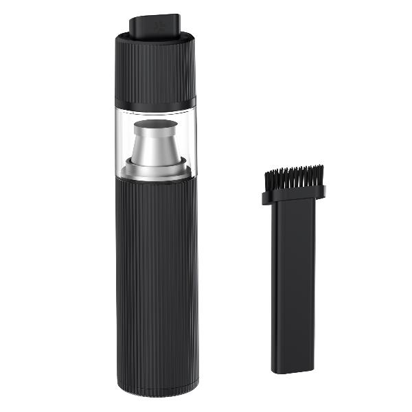 Aspirabriciole Portatile Wireless MINIVACUUMCL Nero Motore Brushless Batteria 1200mAh USB-C e Spazzola Multifunzione - Dettaglio 2